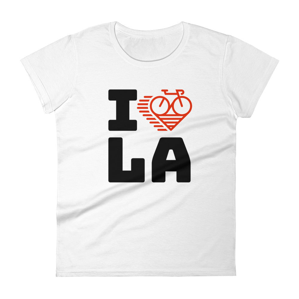 SOLECTION I Love LV - Ladies Short Sleeve Jersey T-Shirt White / S