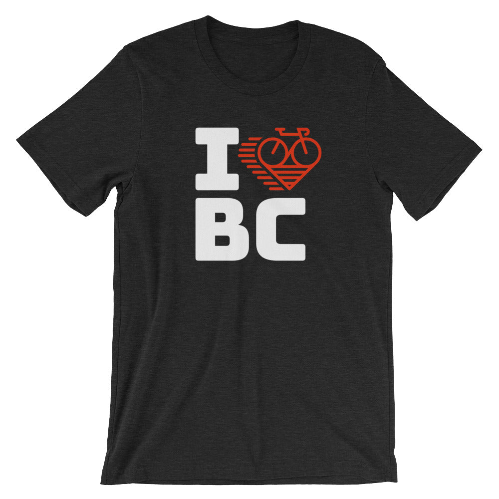 I LOVE CYCLING BRITISH COLUMBIA - Short-Sleeve Unisex T-Shirt – LoveCycle