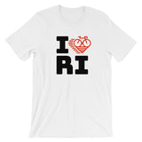 I LOVE CYCLING RHODE ISLAND - Short-Sleeve Unisex T-Shirt