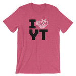 I LOVE CYCLING YUKON TERRITORY - Short-Sleeve Unisex T-Shirt