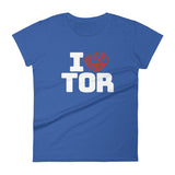 I LOVE CYCLING TORONTO - Women's short sleeve t-shirt
