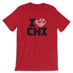 I LOVE CYCLING CHICAGO - Short-Sleeve Unisex T-Shirt