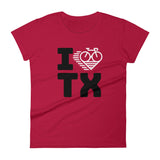 I LOVE CYCLING TEXAS - Women's short sleeve t-shirt