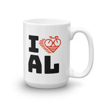 I LOVE CYCLING ALABAMA - Mug
