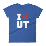 I LOVE CYCLING UTAH - Women's short sleeve t-shirt
