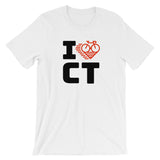 I LOVE CYCLING CONNECTICUT - Short-Sleeve Unisex T-Shirt