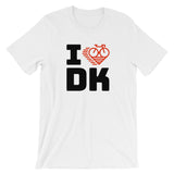 I LOVE CYCLING DENMARK - Short-Sleeve Unisex T-Shirt