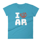 I LOVE CYCLING ARKANSAS - Women's short sleeve t-shirt