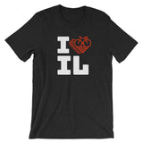 I LOVE CYCLING ILLINOIS - Short-Sleeve Unisex T-Shirt