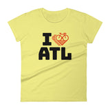I LOVE CYCLING ATLANTA - Women's short sleeve t-shirt