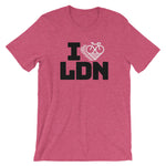 I LOVE CYCLING LONDON - Short-Sleeve Unisex T-Shirt