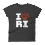 I LOVE CYCLING RHODE ISLAND - Women's short sleeve t-shirt
