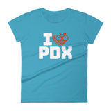I LOVE CYCLING PORTLAND - Women's short sleeve t-shirt