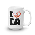 I LOVE CYCLING IOWA - Mug