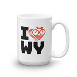 I LOVE CYCLING WYOMING - Mug