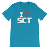 I LOVE CYCLING SCOTLAND - Short-Sleeve Unisex T-Shirt