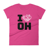 I LOVE CYCLING OHIO - Women's short sleeve t-shirt