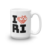 I LOVE CYCLING RHODE ISLAND - Mug