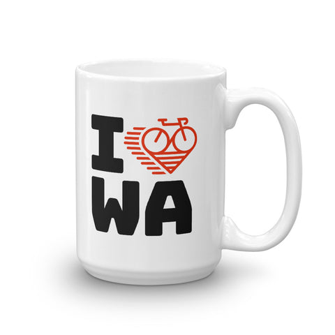 I LOVE CYCLING WASHINGTON - Mug