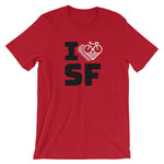 I LOVE CYCLING SAN FRANCISCO - Short-Sleeve Unisex T-Shirt