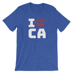 I LOVE CYCLING CALIFORNIA - Short-Sleeve Unisex T-Shirt