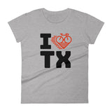 I LOVE CYCLING TEXAS - Women's short sleeve t-shirt