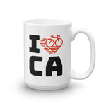 I LOVE CYCLING CALIFORNIA - Mug