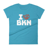 I LOVE CYCLING BROOKLYN - Women's short sleeve t-shirt