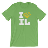 I LOVE CYCLING ILLINOIS - Short-Sleeve Unisex T-Shirt