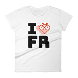 I LOVE CYCLING FRANCE - Women's short sleeve t-shirt