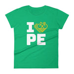 I LOVE CYCLING PRINCE EDWARD ISLAND - Women's short sleeve t-shirt