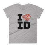 I LOVE CYCLING IDAHO - Women's short sleeve t-shirt