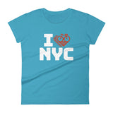 I LOVE CYCLING NEW YORK CITY - Women's short sleeve t-shirt