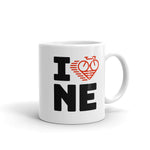 I LOVE CYCLING NEBRASKA - Mug