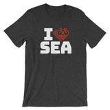 I LOVE CYCLING SEATTLE - Short-Sleeve Unisex T-Shirt