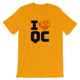 I LOVE CYCLING QUEBEC - Short-Sleeve Unisex T-Shirt