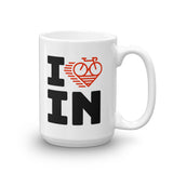 I LOVE CYCLING INDIANA - Mug