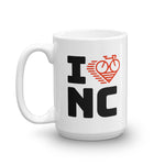 I LOVE CYCLING NORTH CAROLINA - Mug