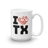 I LOVE CYCLING TEXAS - Mug