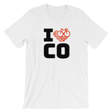 I LOVE CYCLING COLORADO - Short-Sleeve Unisex T-Shirt