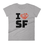 I LOVE CYCLING SAN FRANCISCO - Women's short sleeve t-shirt