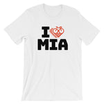 I LOVE CYCLING MIAMI - Short-Sleeve Unisex T-Shirt