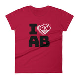 I LOVE CYCLING ALBERTA - Women's short sleeve t-shirt
