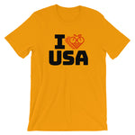 I LOVE CYCLING USA - Short-Sleeve Unisex T-Shirt