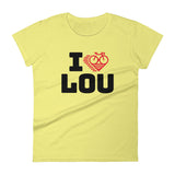 I LOVE CYCLING LOUISVILLE - Women's short sleeve t-shirt