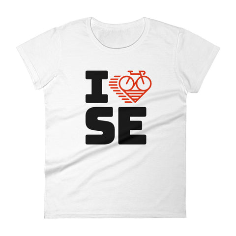 I LOVE CYCLING SWEDEN - Women's short sleeve t-shirt