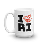 I LOVE CYCLING RHODE ISLAND - Mug