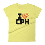 I LOVE CYCLING COPENHAGEN - Women's short sleeve t-shirt