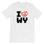 I LOVE CYCLING WYOMING - Short-Sleeve Unisex T-Shirt