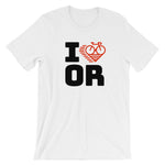 I LOVE CYCLING OREGON - Short-Sleeve Unisex T-Shirt